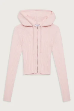Aimee Ribbed Cloud Knit Hoodie