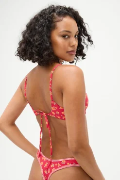 Autumn Floral Underwire Bikini Top
