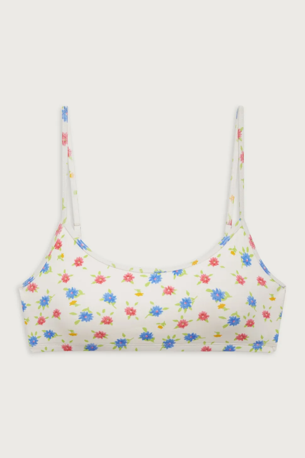 Bay View Floral Bralette Bikini Top