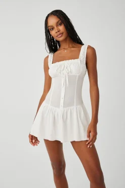 Christa Ruffle Mini Dress