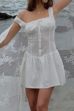 Christa Ruffle Mini Dress