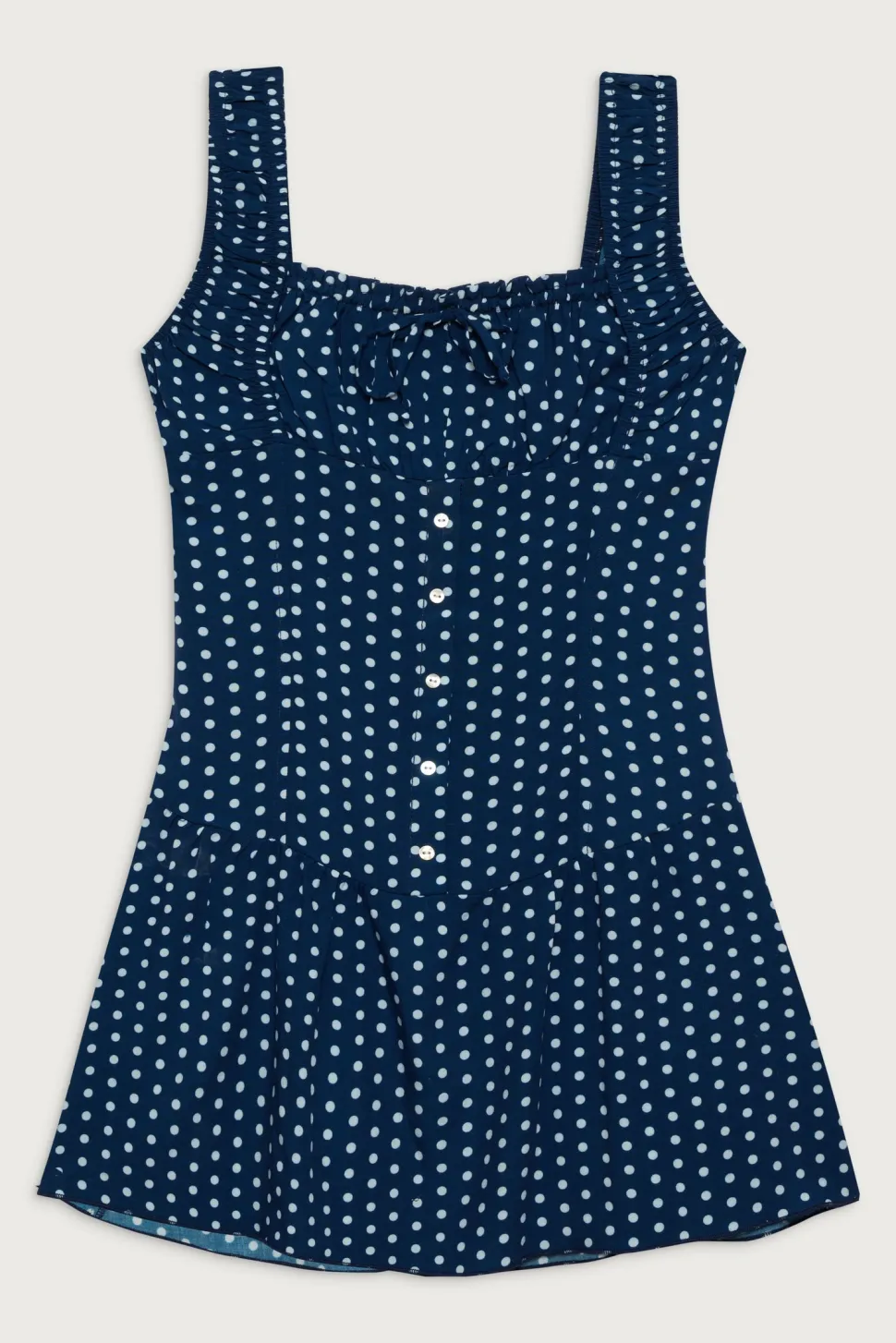 Christa Ruffle Mini Dress