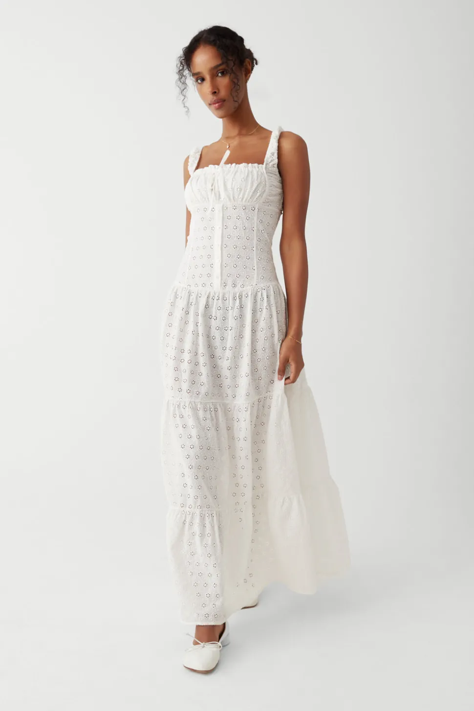 Christabelle Eyelet Maxi Dress