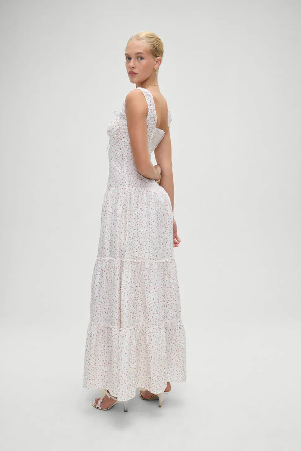 Christabelle Floral Ruffle Maxi Dress