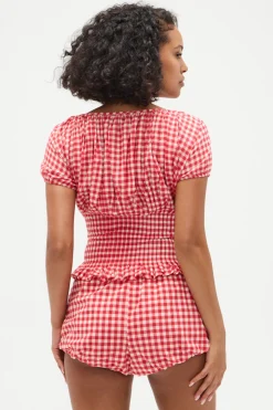Cider Gingham Blouse
