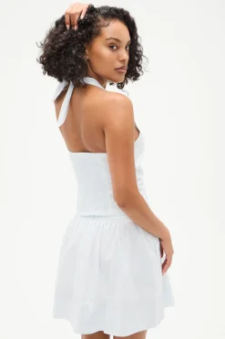 Cottage Striped Halter Top