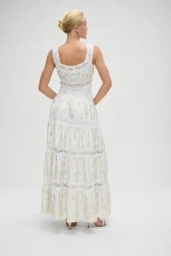Dakota Floral Satin Maxi Dress