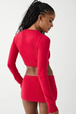 Danny Cloud Knit Cropped Cardigan