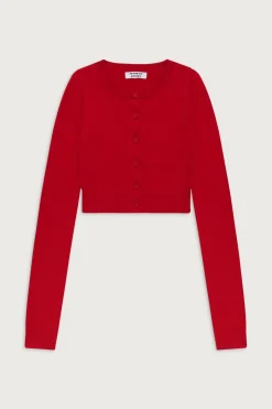 Danny Cloud Knit Cropped Cardigan