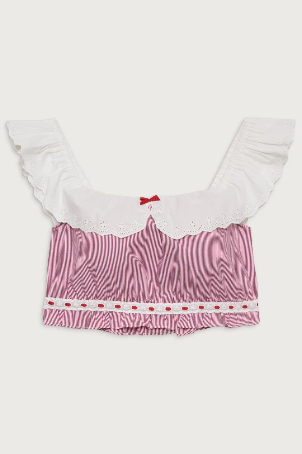 Darling Striped Cropped Shirt