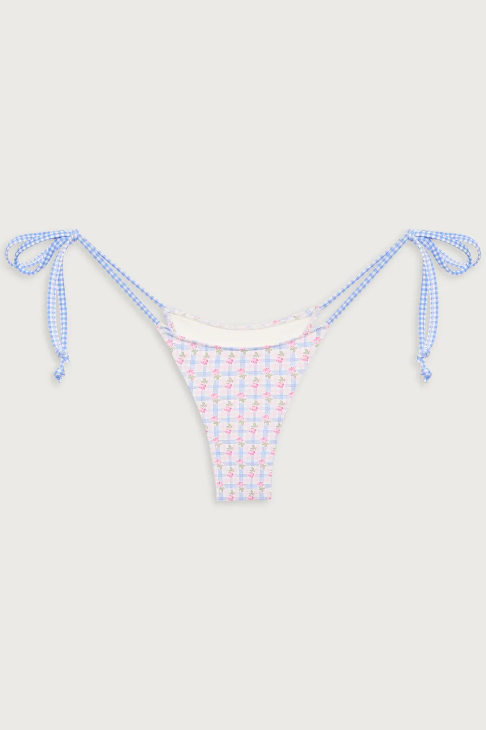 Divine Plaid Skimpy Bikini Bottom