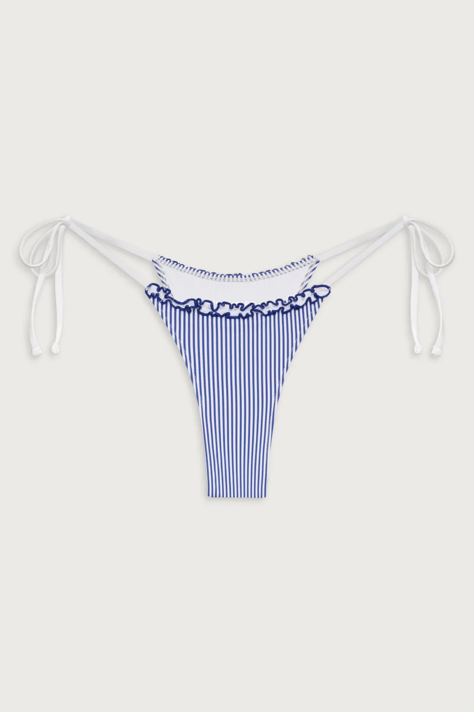 Divine Striped Skimpy Bikini Bottom