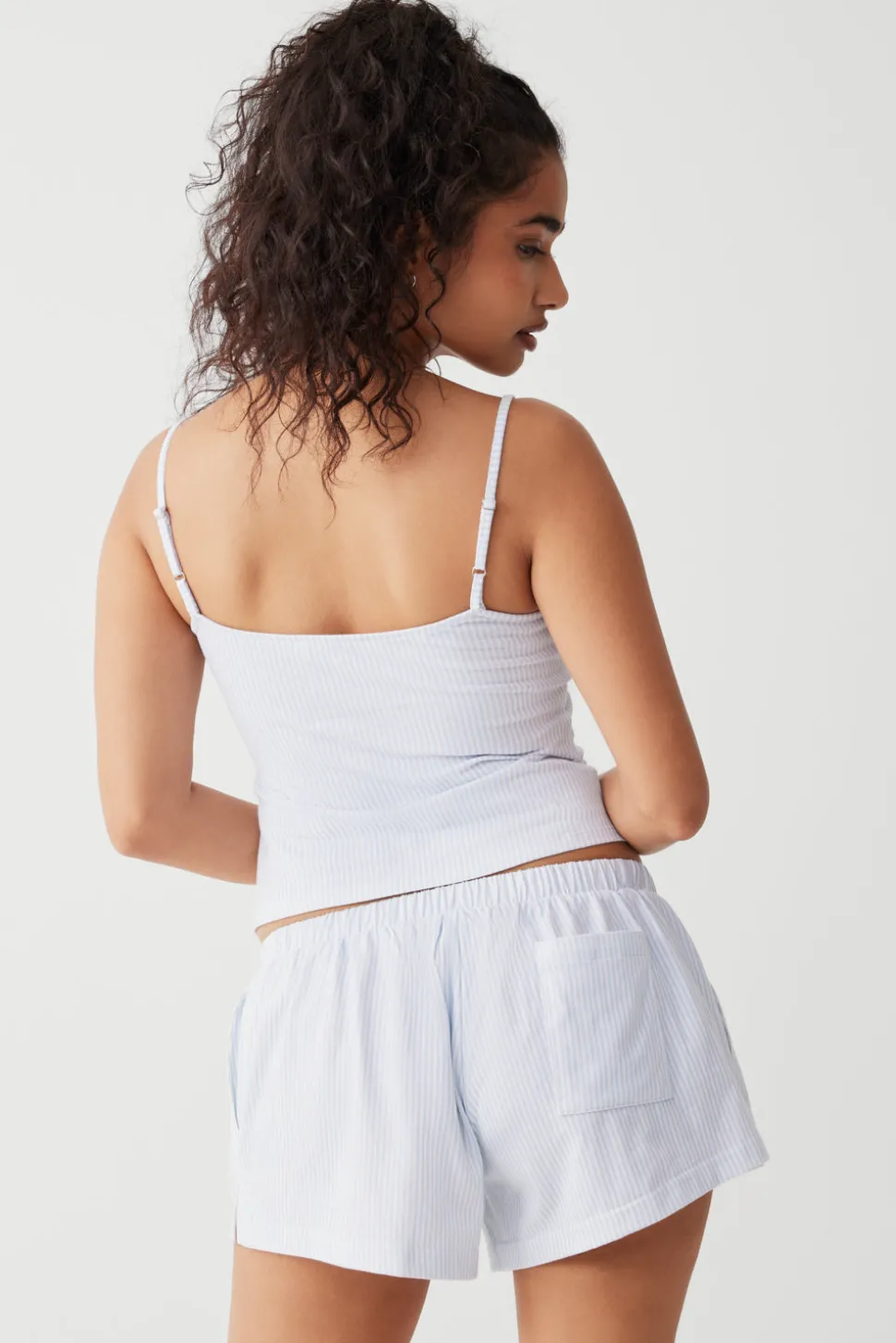 Farmhouse Striped Mini Short