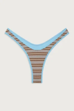 Full Moon Striped Micro Bikini Bottom