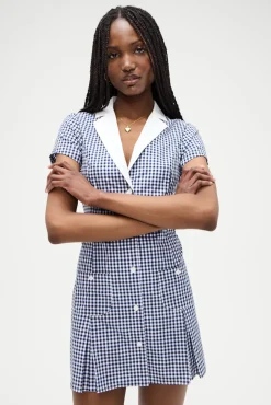 Garden Gingham Mini Dress