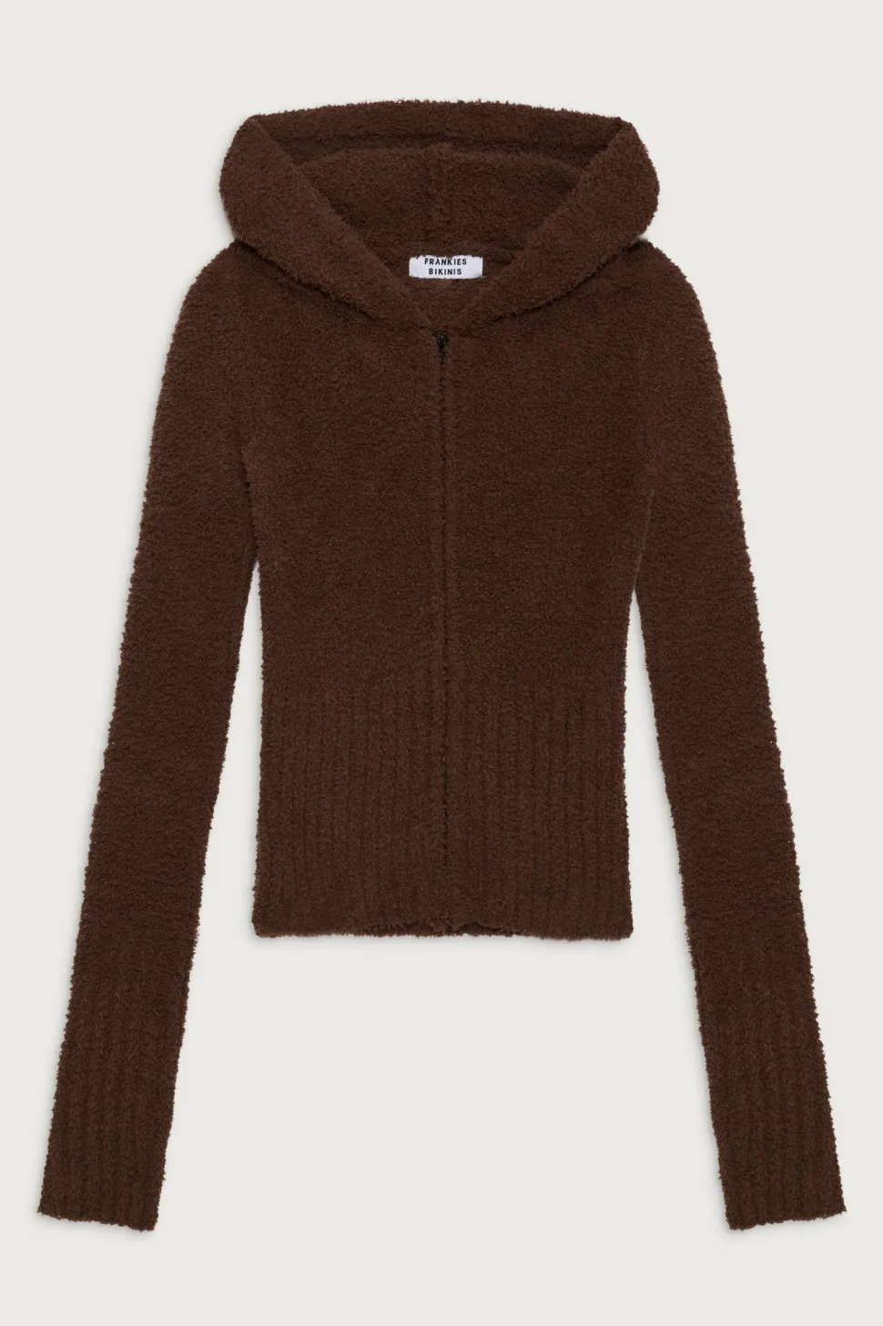 Harlowe Fuzzy Zip Up Hoodie