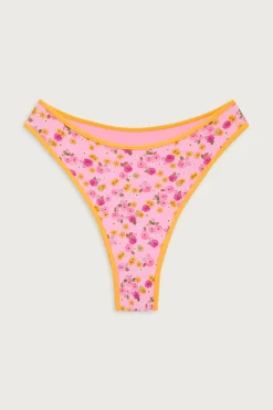 Laura High Waist Cheeky Bikini Bottom