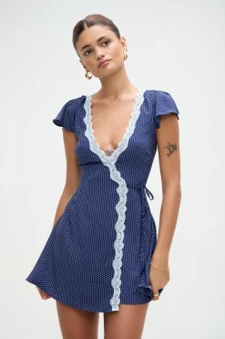 Lucy Wrap Mini Dress