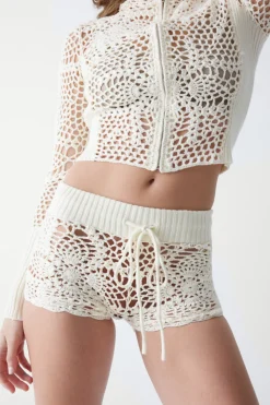 Lyla Crochet Mini Short