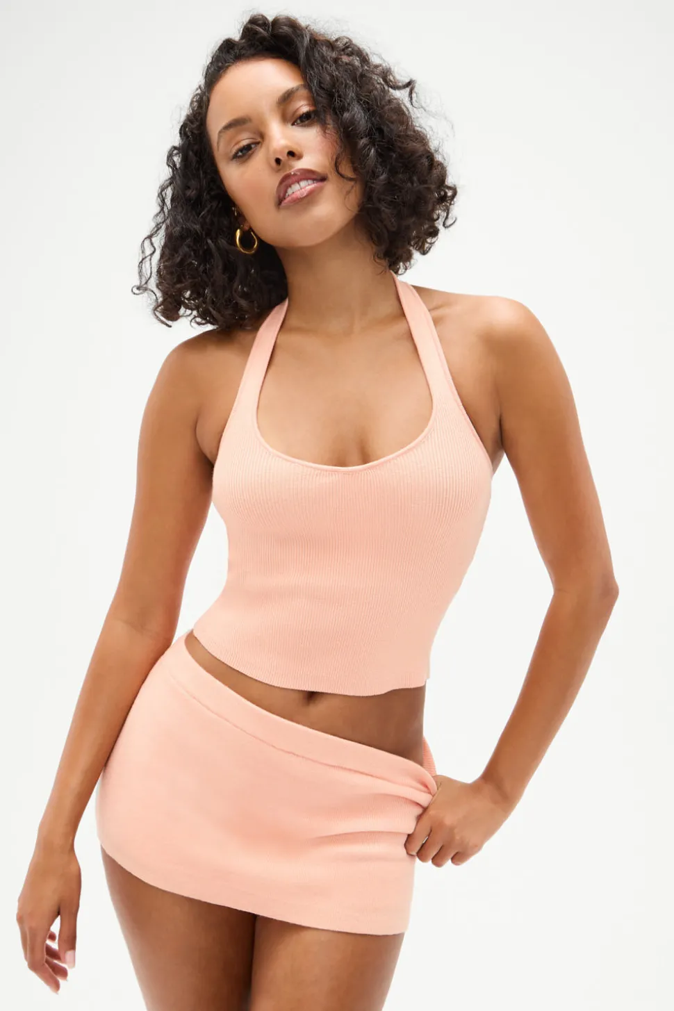 Marialla Cloud Knit Halter Top