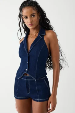 Mary Denim Mini Short