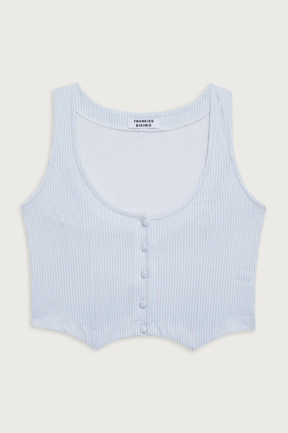Nantucket Striped Cotton Vest