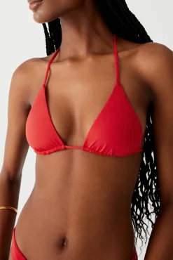 Nick String Triangle Bikini Top