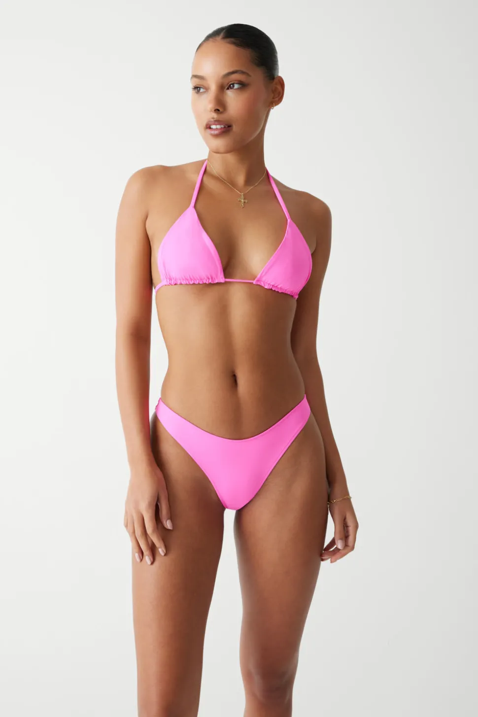 Nick String Triangle Bikini Top