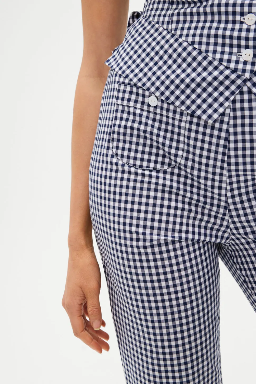 Parlour Gingham Capri Pant