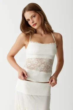 Peach Lace Camisole