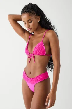 Penny Triangle Shine Bikini Top