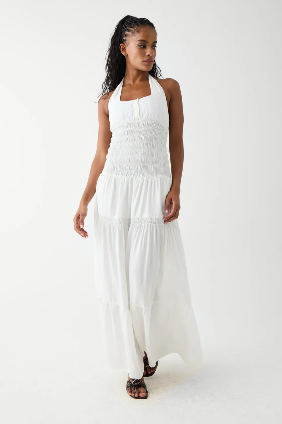 River Halter Maxi Dress