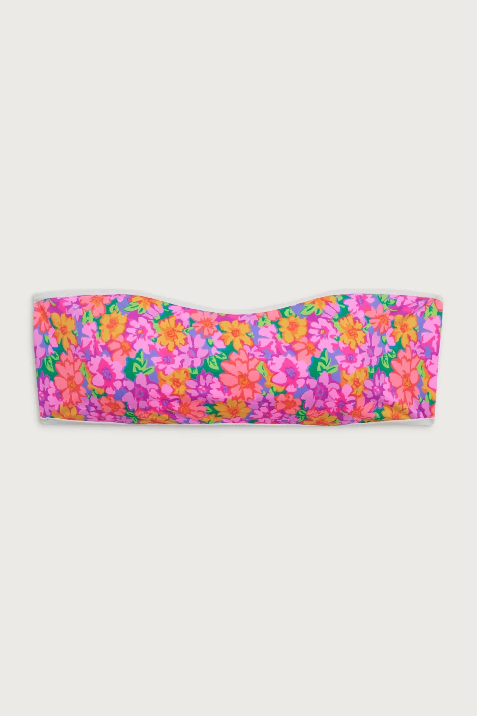 Rosabella Floral Bandeau Bikini Top