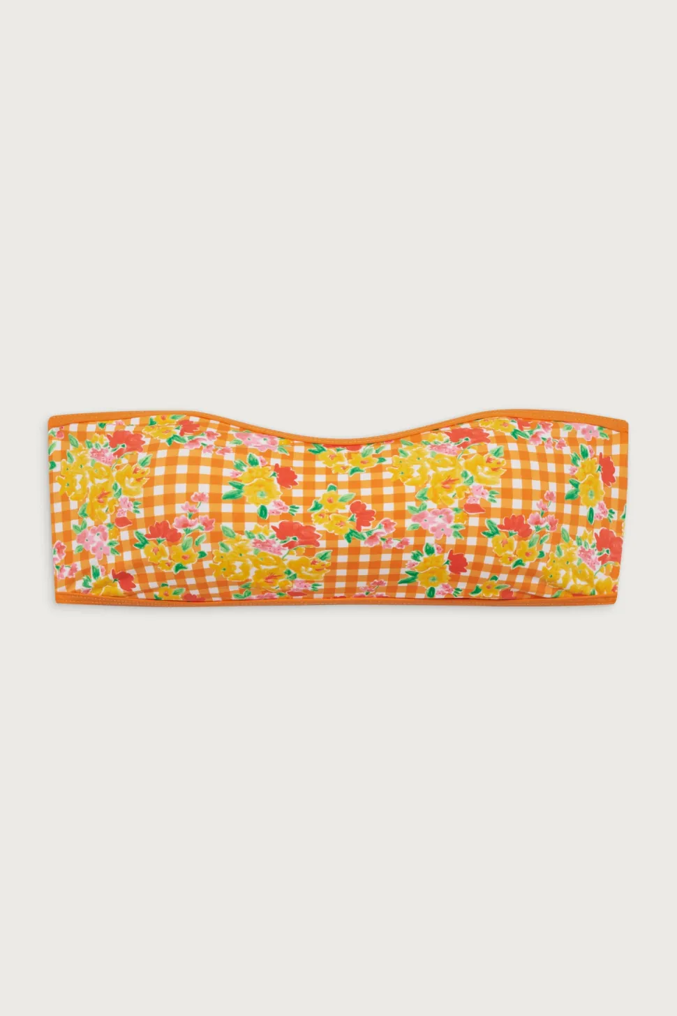 Rosabella Floral Bandeau Bikini Top