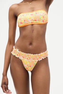 Rosabella Floral Bandeau Bikini Top