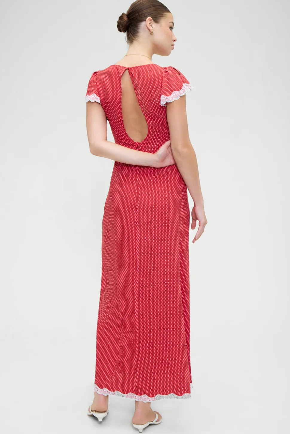 Rosalyn Polka Dot Maxi Dress