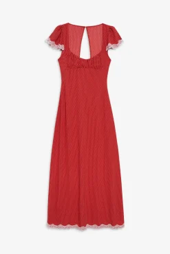 Rosalyn Polka Dot Maxi Dress