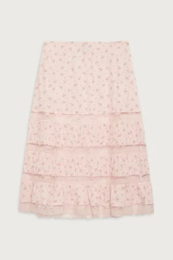 Solstice Floral Midi Skirt