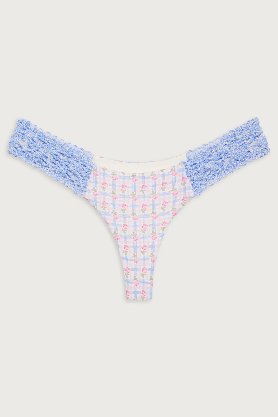 Tanner Plaid Cheeky Bikini Bottom