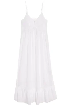 X DJERF AVENUE Airy Poplin Midi Dress