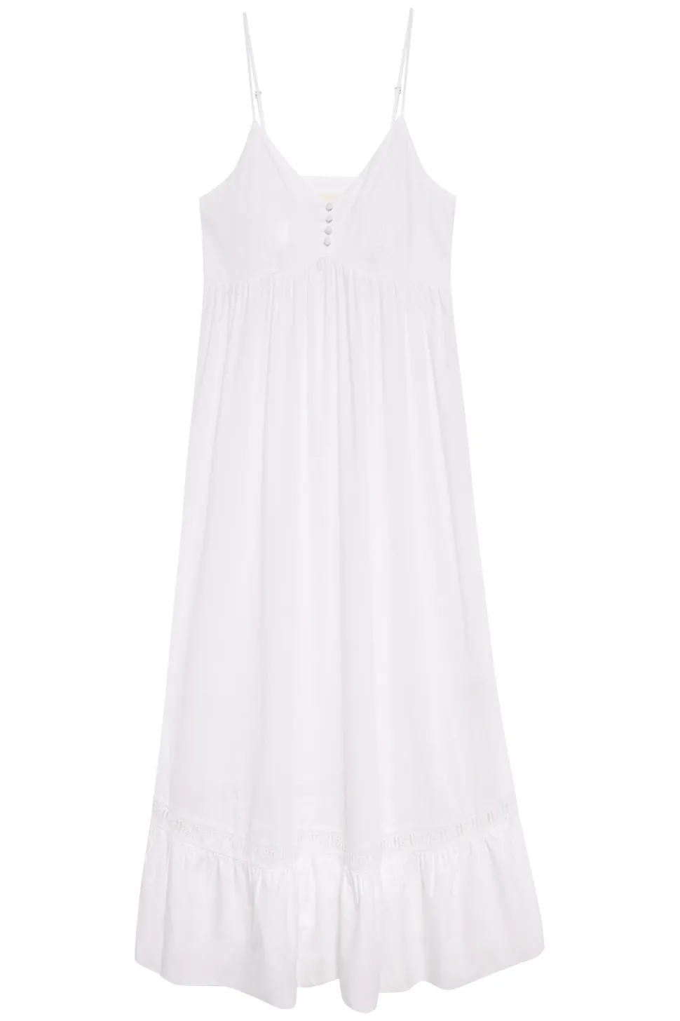 X DJERF AVENUE Airy Poplin Midi Dress