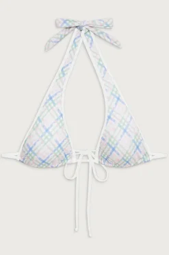 X DJERF AVENUE Diana Halter Bikini Top