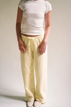 X DJERF AVENUE Terry Ankle Pants